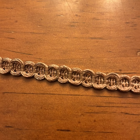 Tan woven choker necklace - Picture 4 of 4